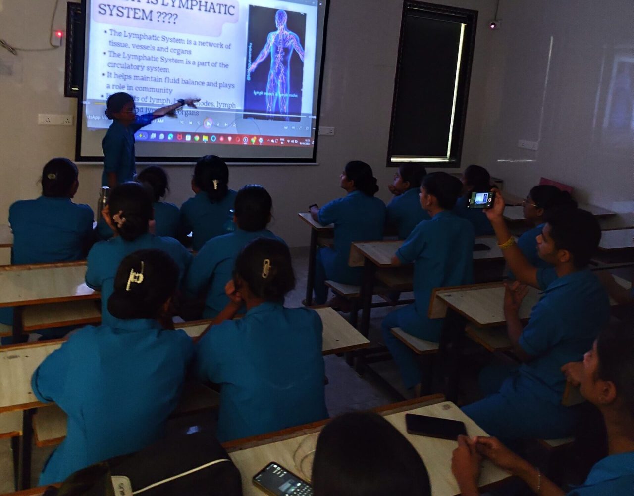 Students participating in digital learning program by SSVS under SDG 4 – Quality Education